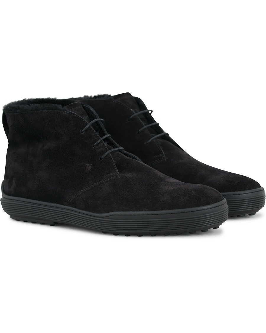 tod's shearling lined boots