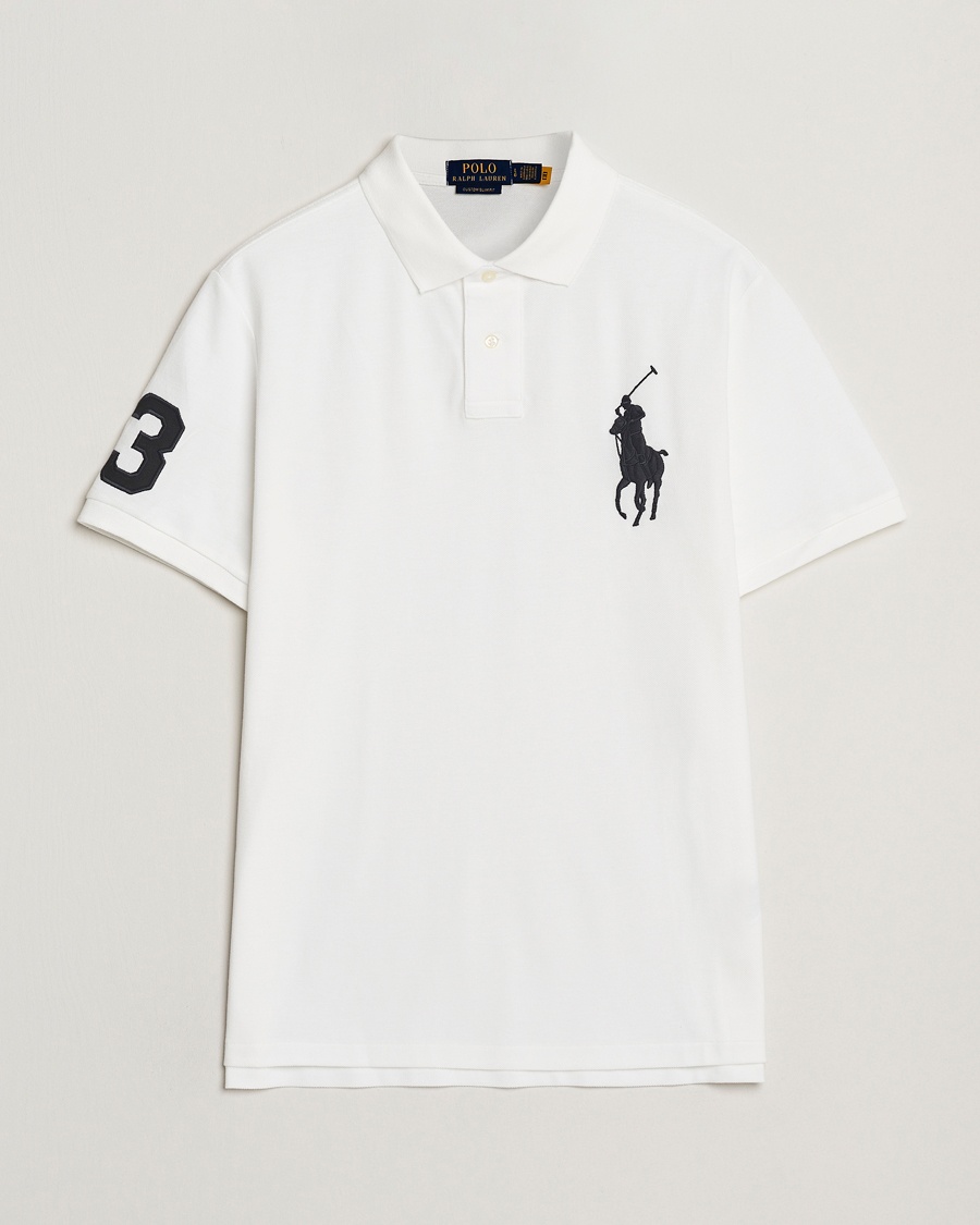 Polo Ralph Lauren Custom Fit Big Pony Polo White – Hvid
