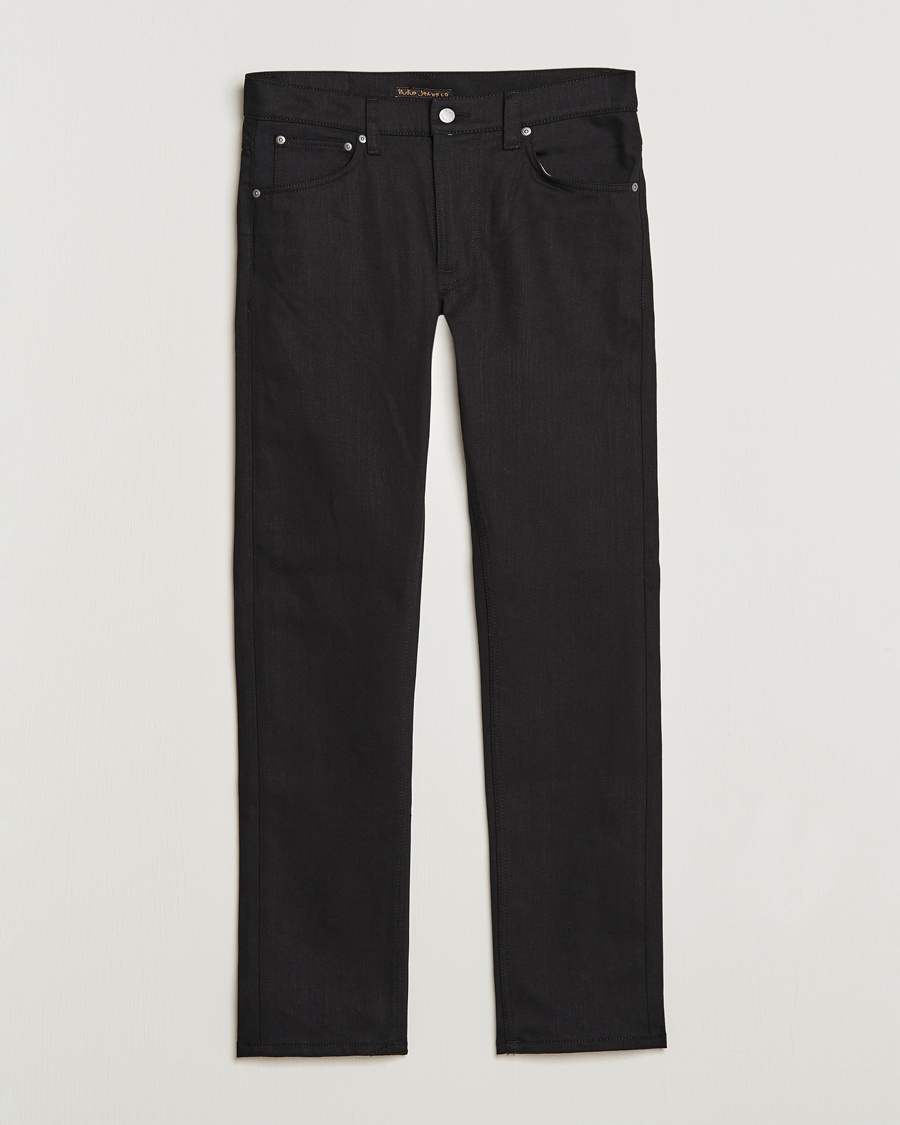 Herre | | Nudie Jeans | Lean Dean Jeans Dry Ever Black