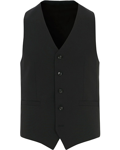 Vest |  Litt Wool Waistcoat Black