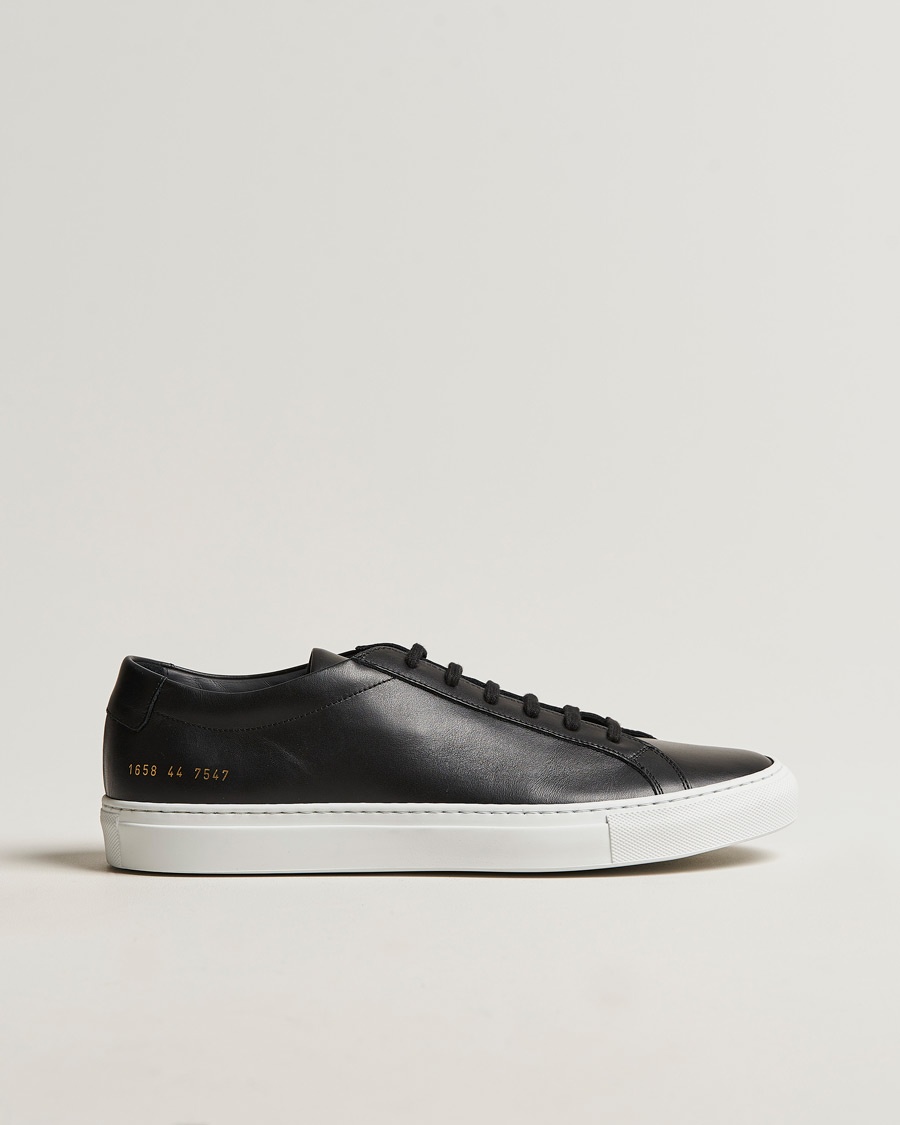 Common Projects Original Achilles Sneaker Black/White – Sort