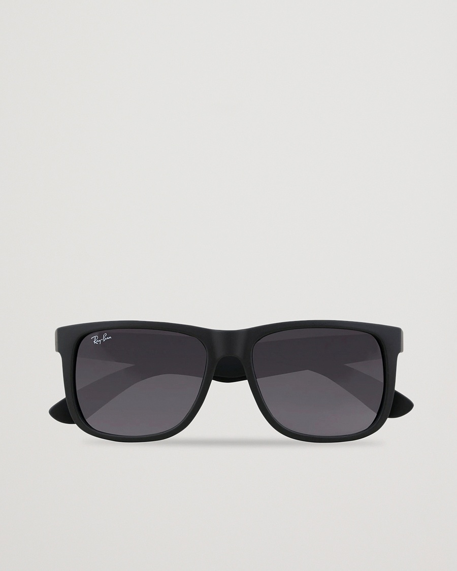 Ray-Ban 0RB4165 Justin Sunglasses Matte Black – Sort