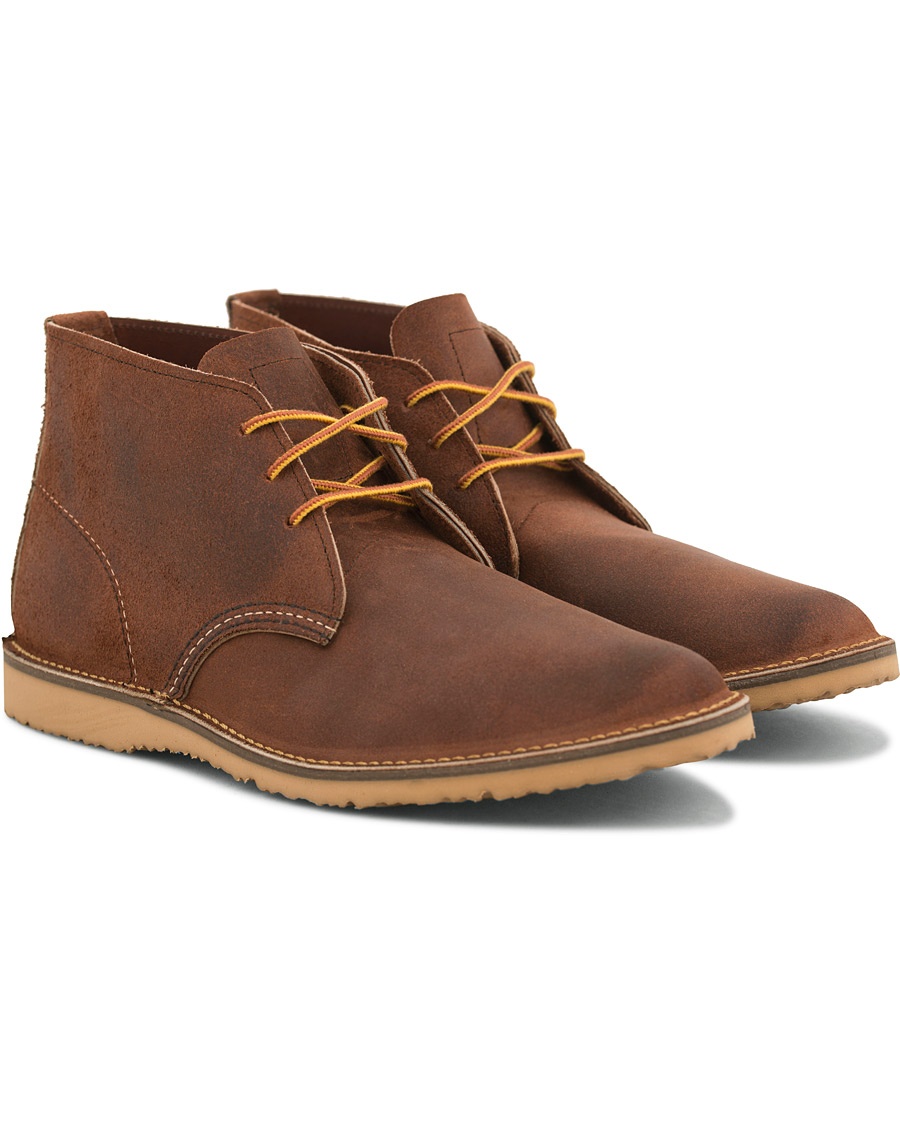 red wing weekender chukka red maple