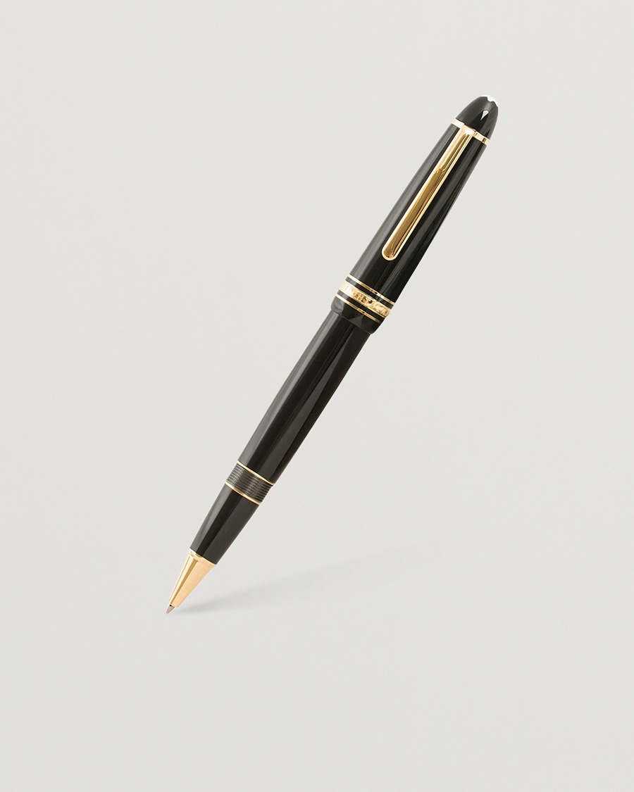 Montblanc 162 Meisterstück Rollerball LeGrand Pen Black/Yellow Gold – Sort