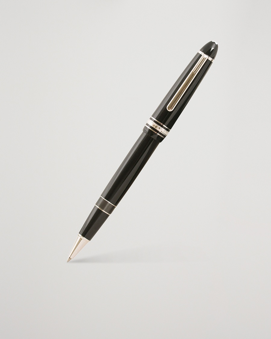 Montblanc 162 Meisterstück Rollerball LeGrand Pen Platinum Line – Sort