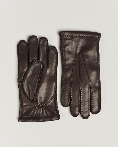 Herre | Handsker | Hestra | George Lambskin Hairsheep Glove Espresso