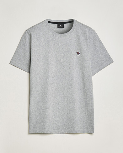 Herre | T-Shirts | PS Paul Smith | Organic Cotton Zebra T-Shirt Grey
