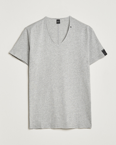 Herre | T-Shirts | Replay | V-Neck Tee Grey