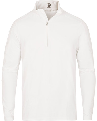  Harrison Tech Half Zip Sweater White