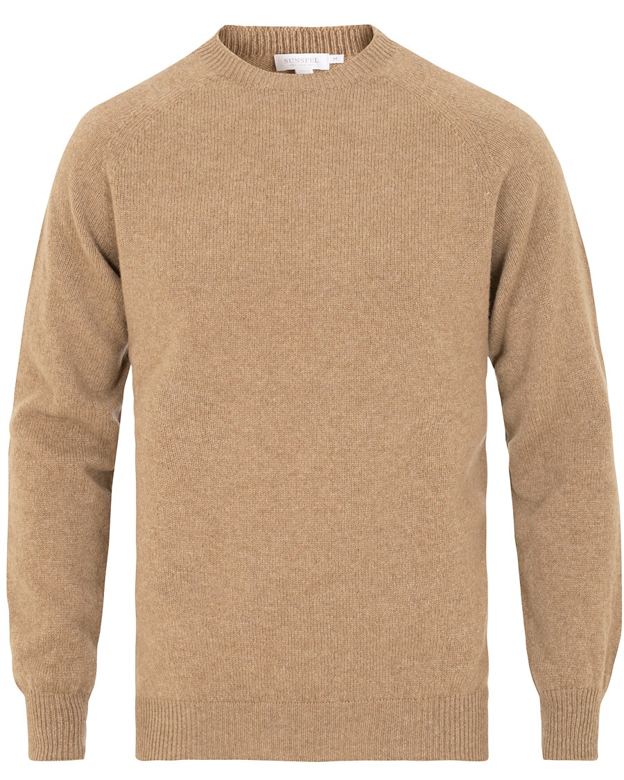  Lambswool Crew Neck Beige