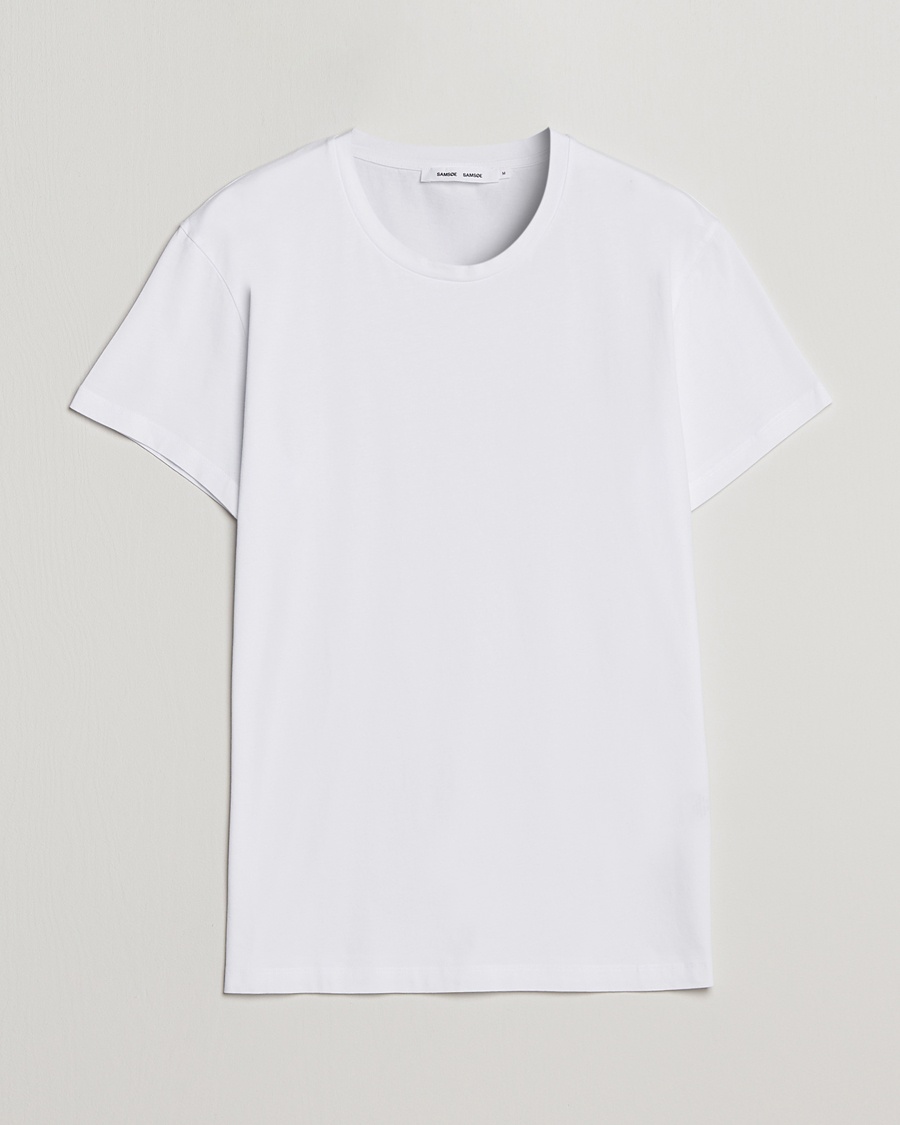 Samsøe Samsøe Kronos Crew Neck Tee White – Hvid