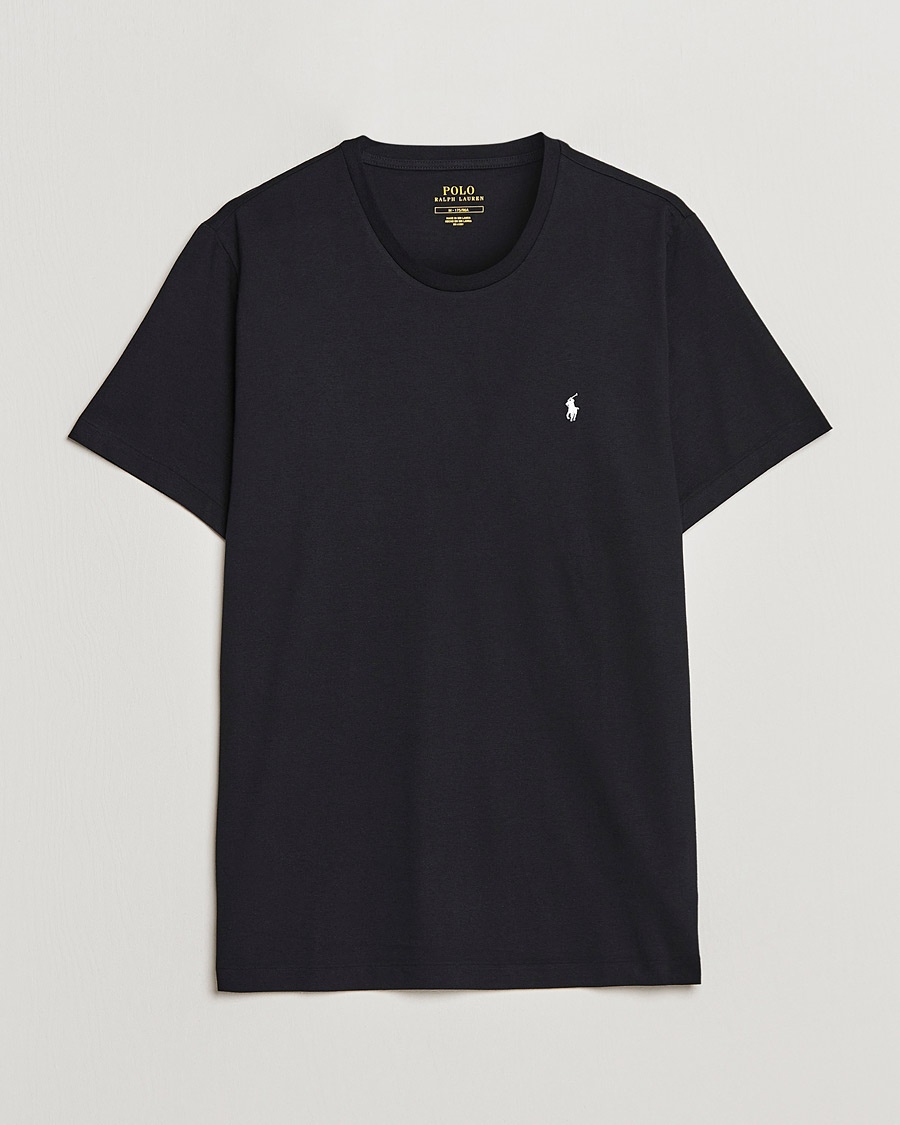 Polo Ralph Lauren Liquid Cotton Crew Neck T-Shirt Black – Sort