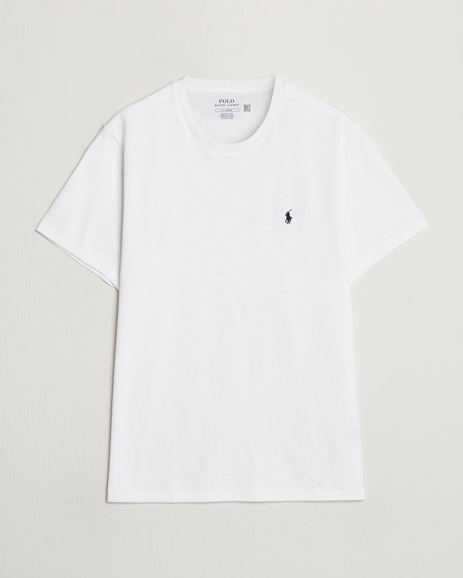 Polo Ralph Lauren Liquid Cotton Crew Neck T-Shirt White – Hvid