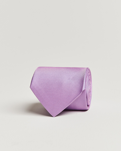 Herre | Eton | Eton | Silk Basket Weave Tie Pink