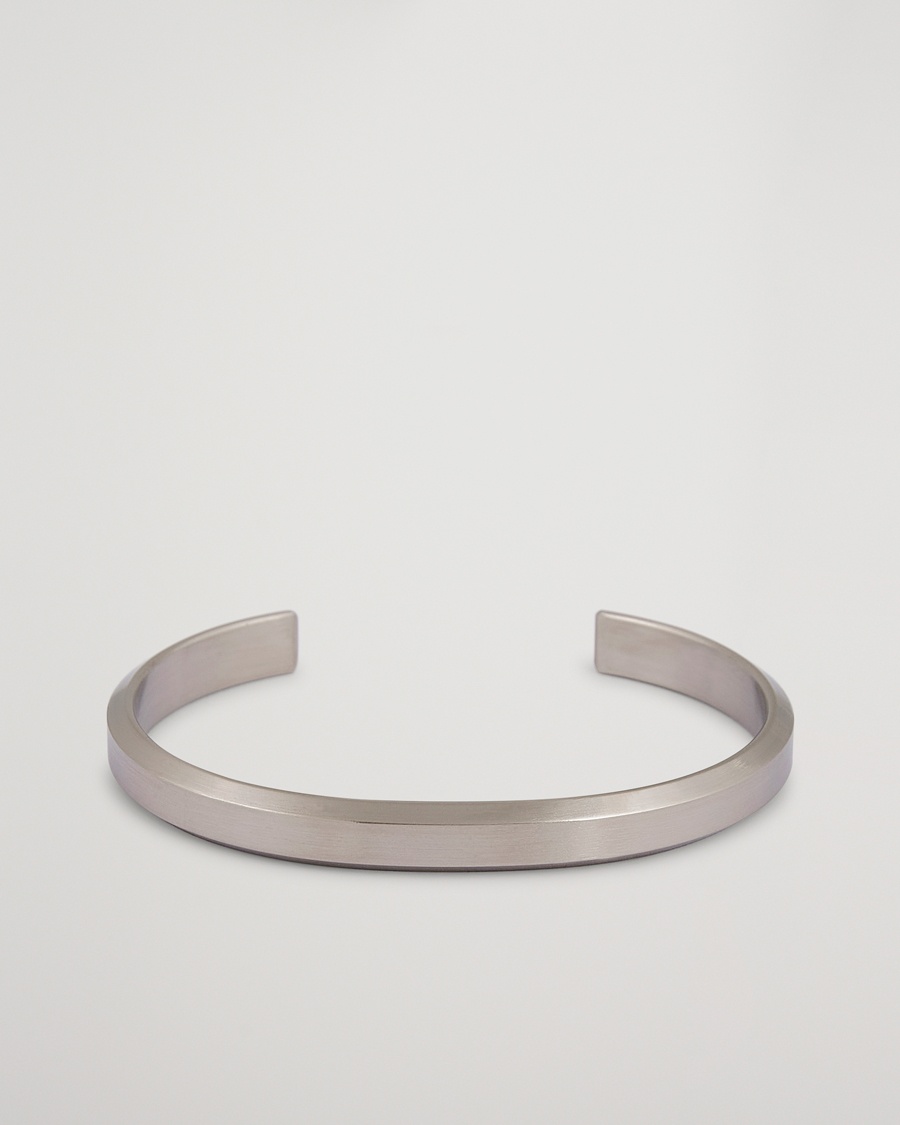 Skultuna Icon Cuff Matte Steel – Sølv