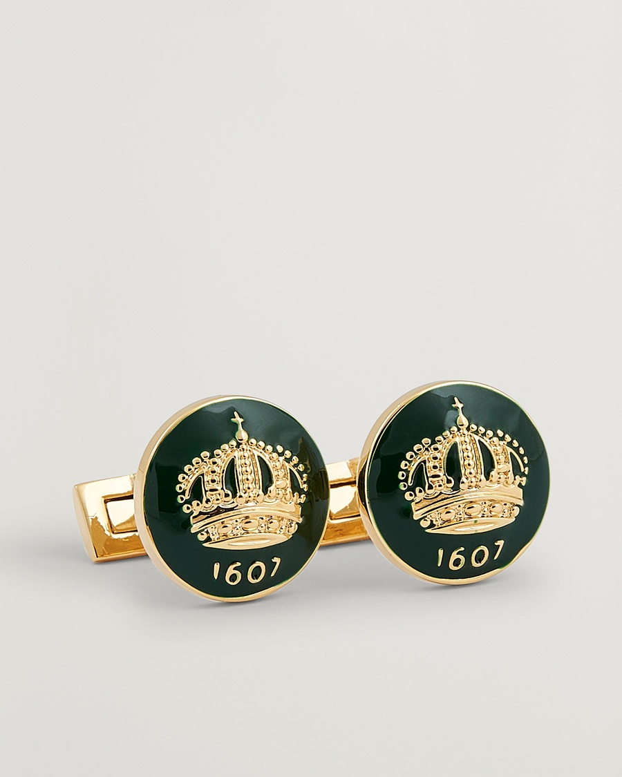 Skultuna The Crown Cufflinks Green – Grøn