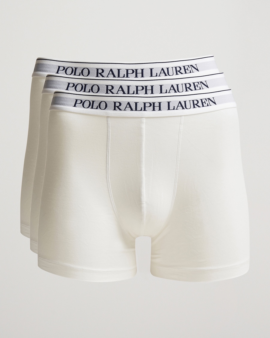 Polo Ralph Lauren 3-Pack Stretch Boxer Brief White – Hvid