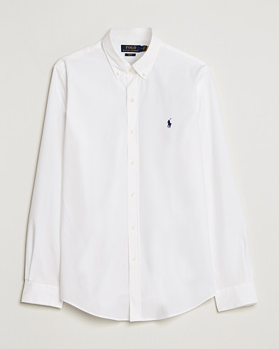 Herre | Polo Ralph Lauren | Polo Ralph Lauren | Slim Fit Shirt Poplin White