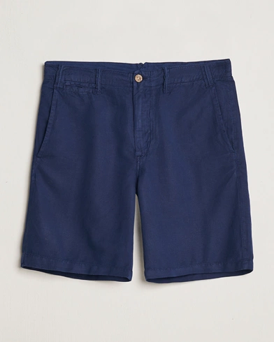  Cotton/Linen Shorts Newport Navy