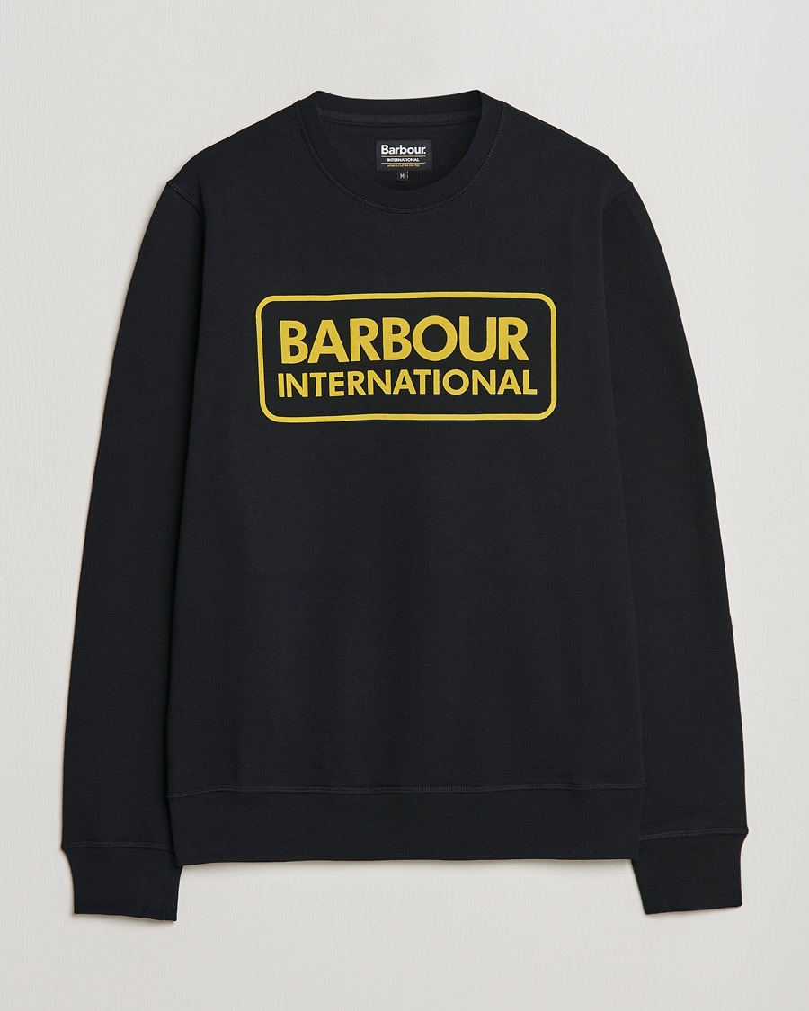 Barbour International Large Logo Sweatshirt Black – Sort