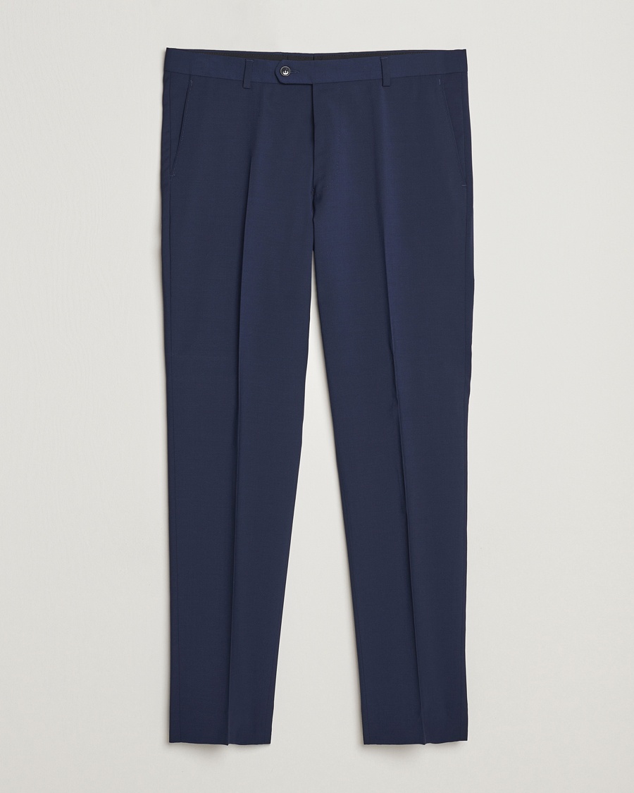  Denz Wool Stretch Trousers Blue