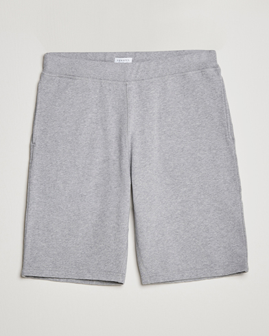 Herre |  | Sunspel | Loopback Shorts Grey Melange