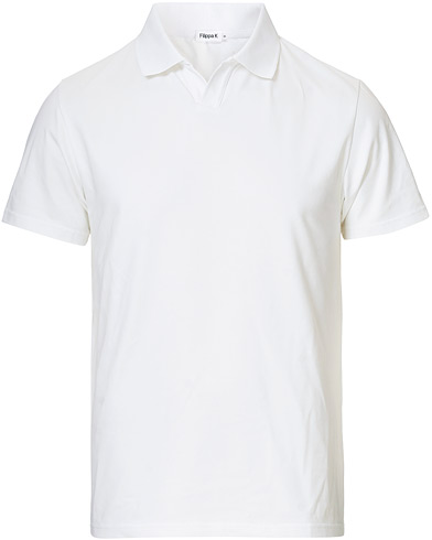  Soft Lycra Polo T-Shirt White