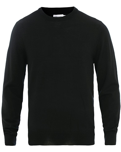  Merino Round Neck Sweater Black
