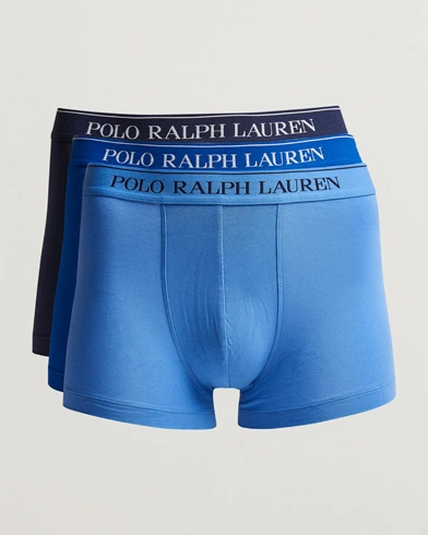Herre | Boxershorts | Polo Ralph Lauren | 3-Pack Trunk Navy/Saphir/Bermuda
