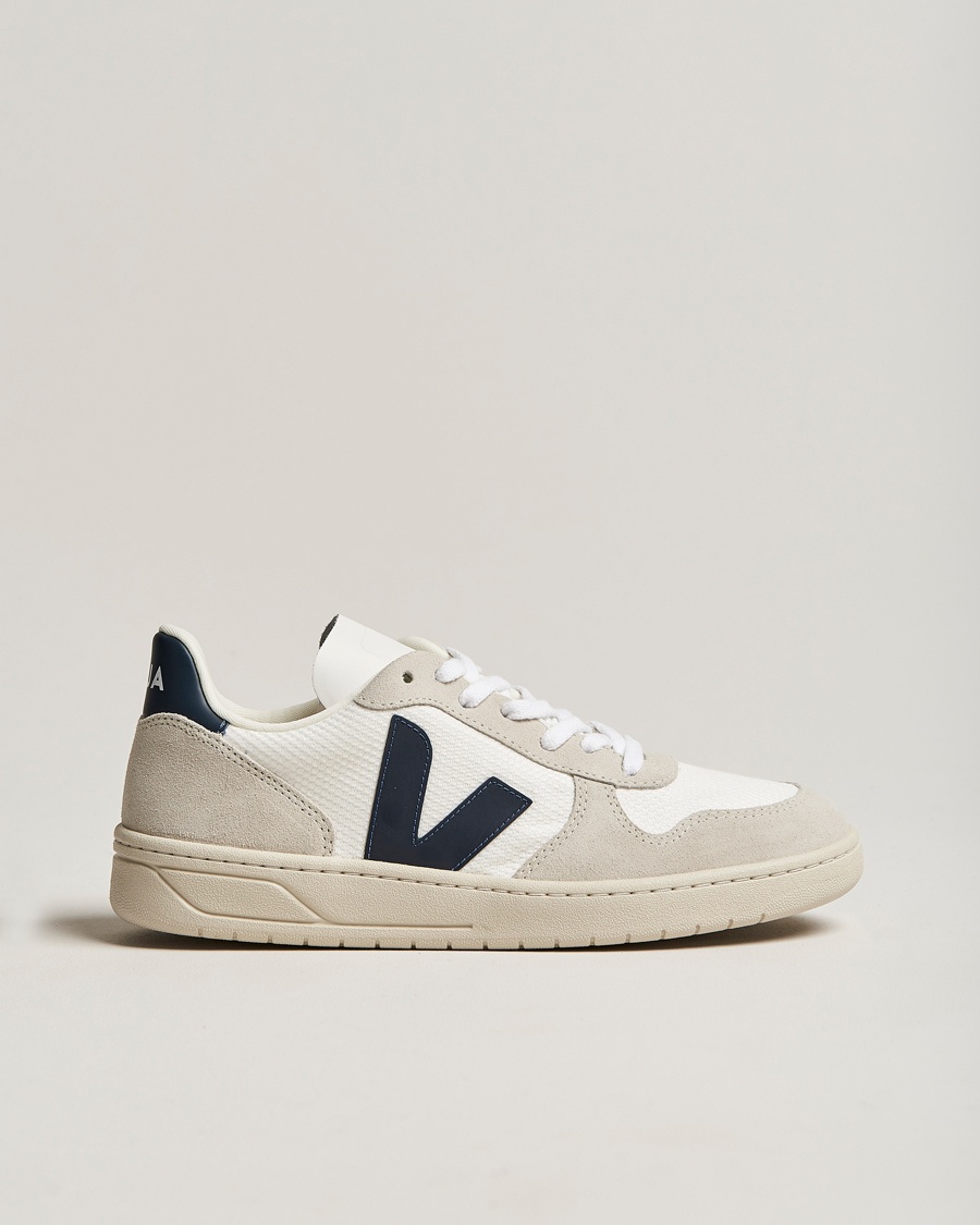 Herre | Contemporary Creators | Veja | V-10 Leather Sneaker White Nautico