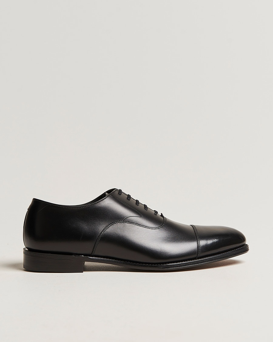 Loake 1880 Export Grade Hanover Toe Cap Oxford Onyx Black