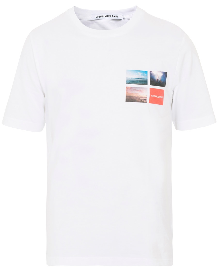 Calvin Klein Jeans Photographic Tee Bright White Billede af Calvin Klein Jeans Photographic Tee Bright White