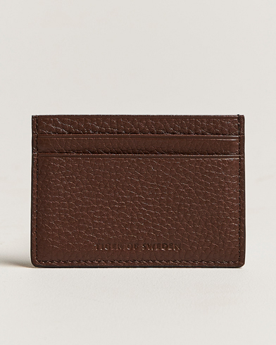 Kortholdere |  Wake Grained Leather Cardholder Brown