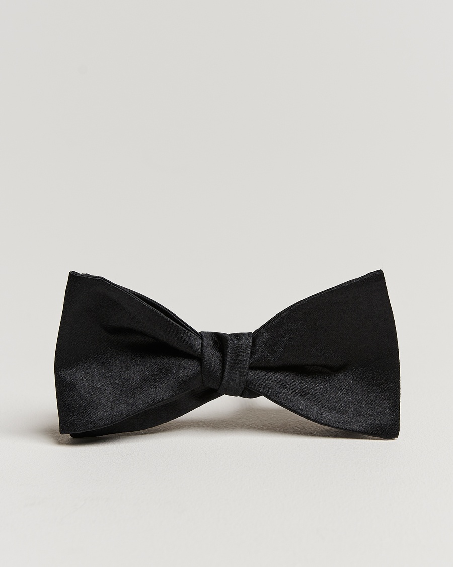 Amanda Christensen Self Tie Silk Ceremony Black – Sort