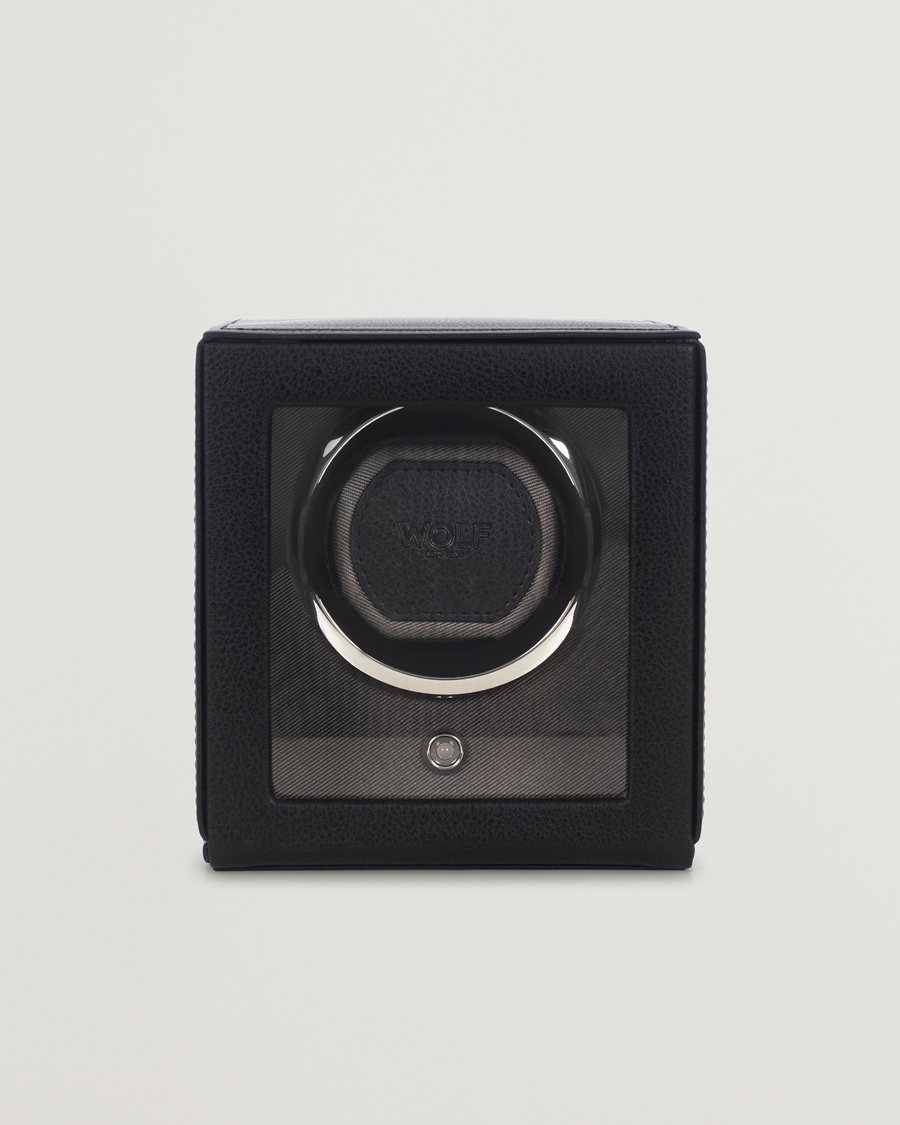 WOLF Cub Single Winder With Cover Black – Sort