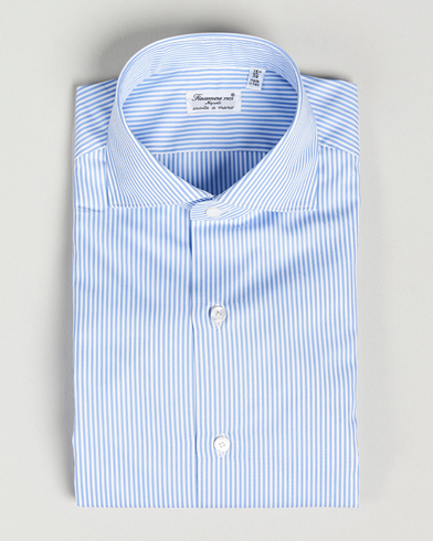 Skjorte |  Milano Slim Fit Classic Shirt Blue