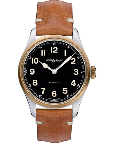 Montblanc 1858 Steel Bronze Automatic 40mm Black Dial
