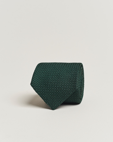 Herre | Festive | Amanda Christensen | Silk Grenadine 8 cm Tie Green