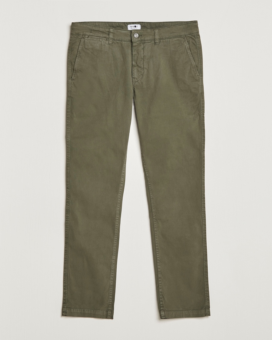 Herre | NN07 | NN07 | Marco Slim Fit Stretch Chinos Army Green