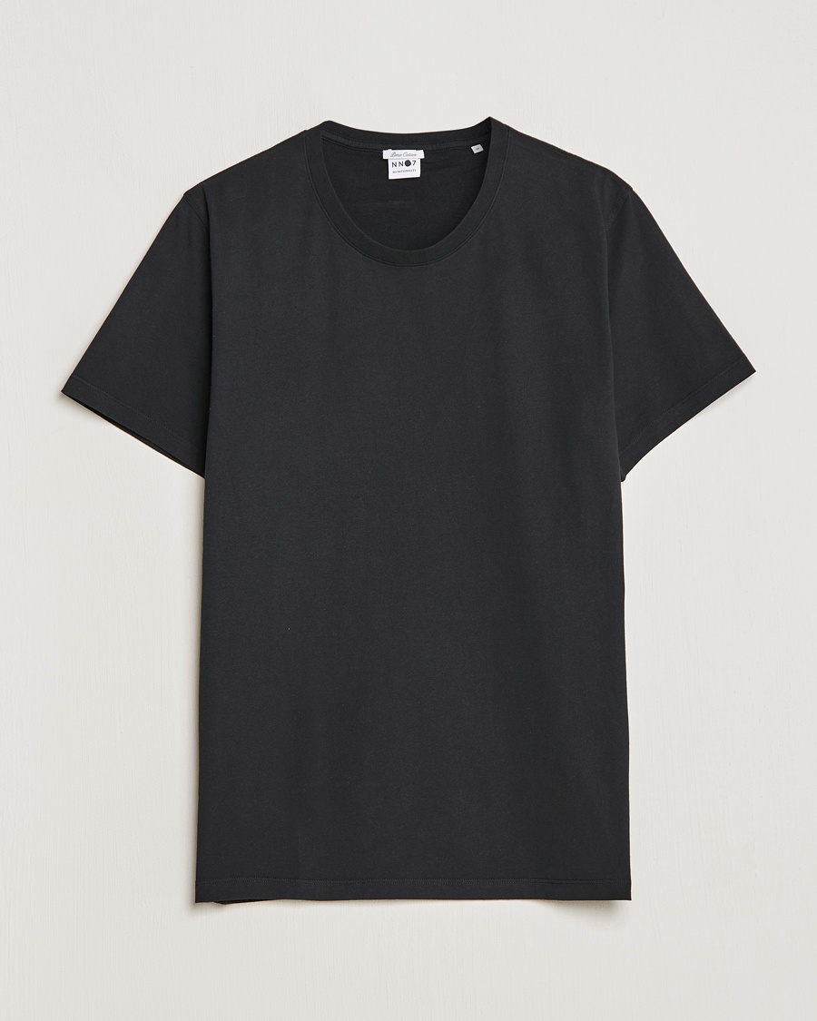 Herre | Personal Classics | NN07 | Pima Crew Neck Tee Black