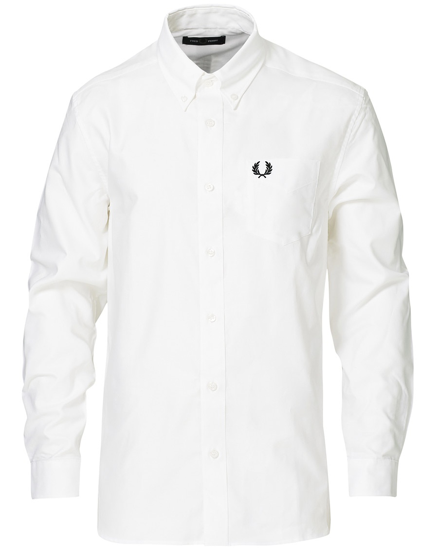 fred perry white oxford