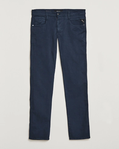 Herre | 5-pocket bukser | Replay | Anbass Hyperflex 5-Pocket Trousers Blue