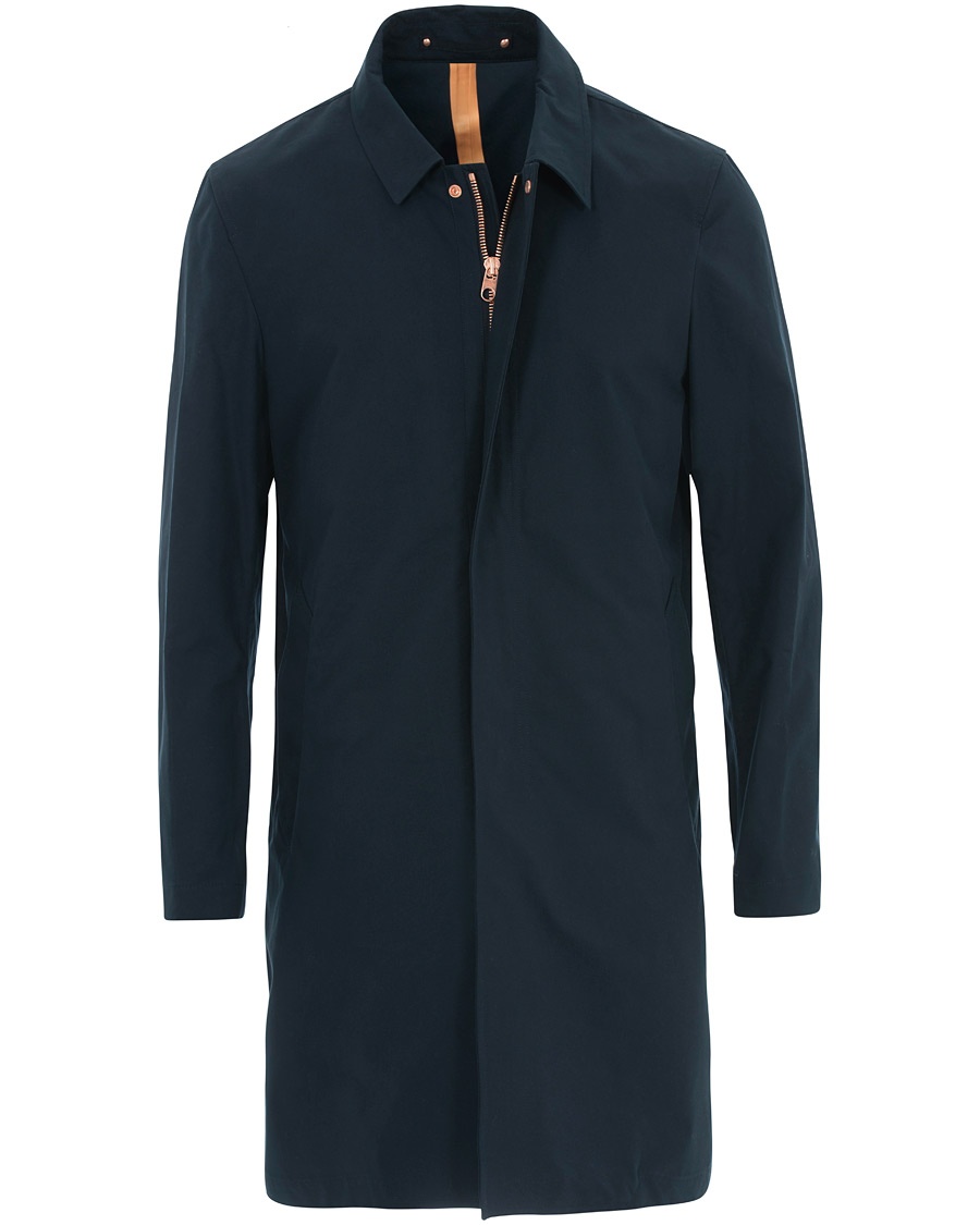 Herre | Private White V.C. | Private White V.C. | Unlined Cotton Ventile Mac Coat 3.0 Midnight