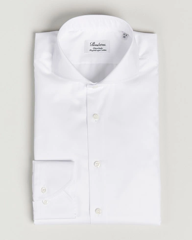 Herre | Nytår med stil | Stenströms | Fitted Body Extreme Cut Away Shirt White