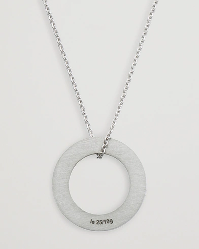 Herre | LE GRAMME | LE GRAMME | Circle Necklace Le 2.5  Sterling Silver