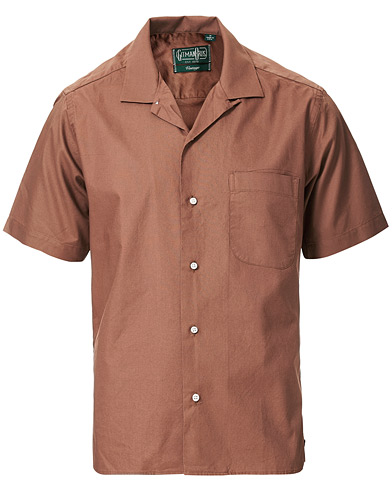  Summer Camp Collar Shirt Brown