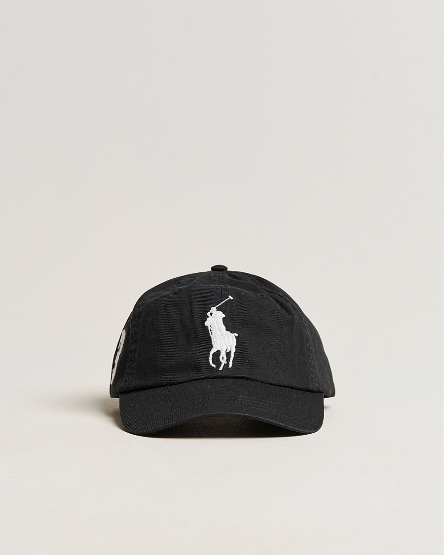 Polo Ralph Lauren Big Pony Cap RL Black – Sort