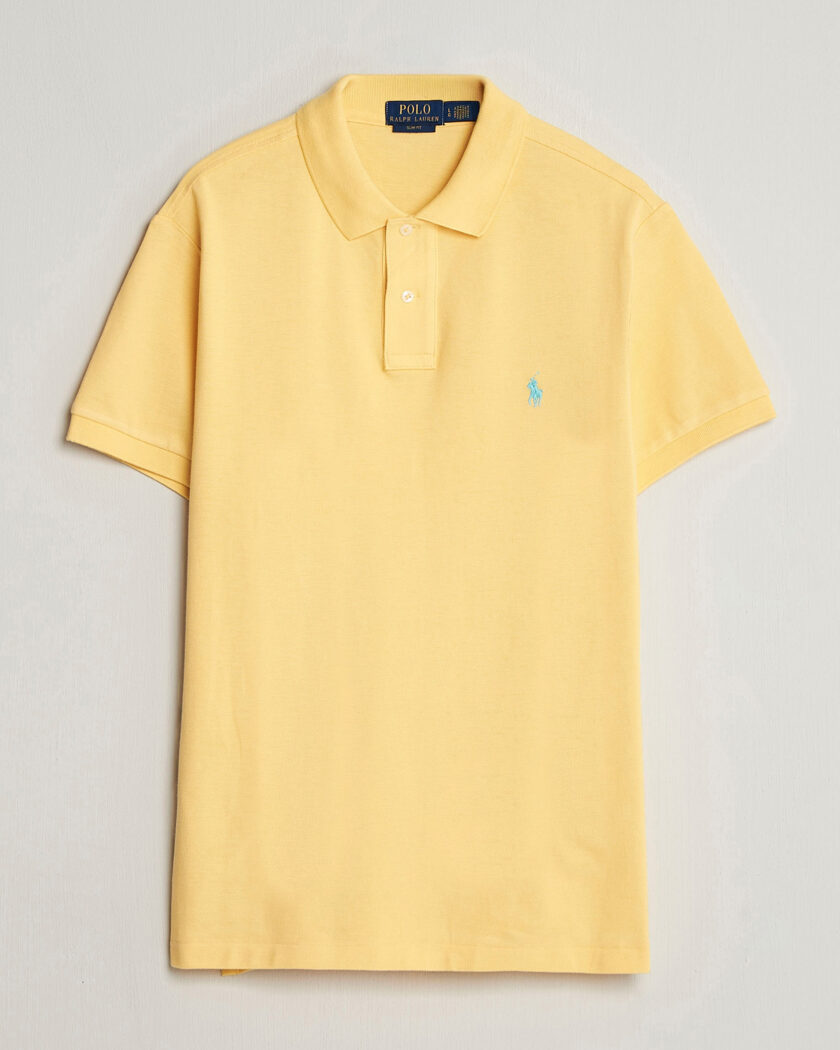 Polo Ralph Lauren Slim Fit Polo Empire Yellow – Gul