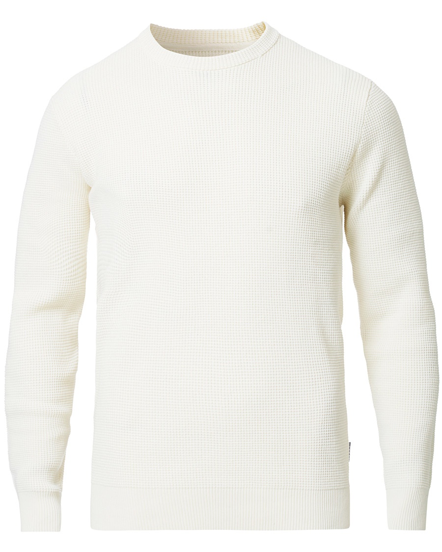 Herre | | Barbour Lifestyle | Fjord Crew Neck Ecru
