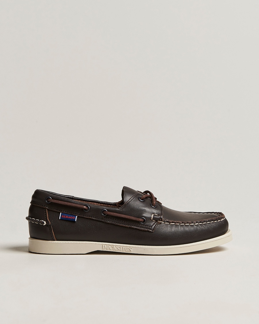 Herre | Preppy Authentic | Sebago | Dockside Boat Shoe Dark Brown